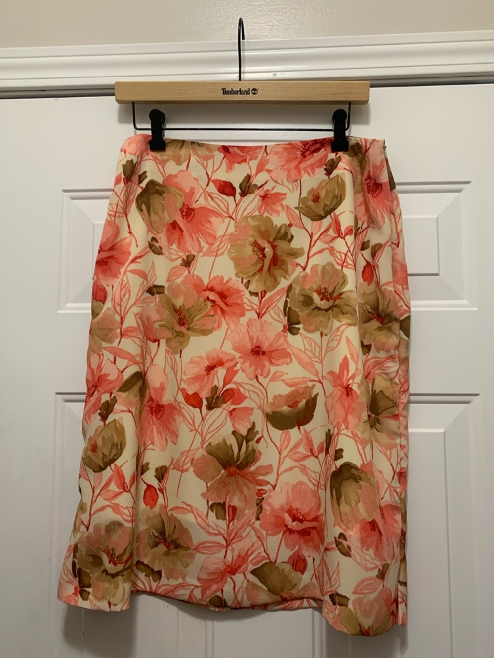 3/$15 Bay Studio Floral Pencil Skirt - Pink & Cream Size 12 Petite